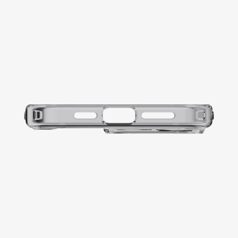 ACS07209 - iPhone 15 Series Ultra Hybrid Case in Natural Titanium showing the back